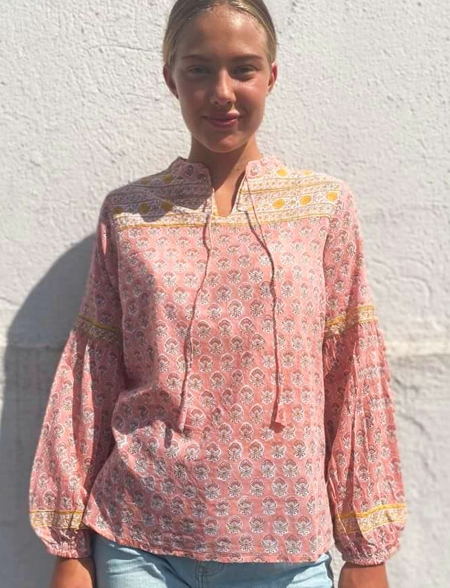 Anouska Love Shack Cordoba Bluse Rosa