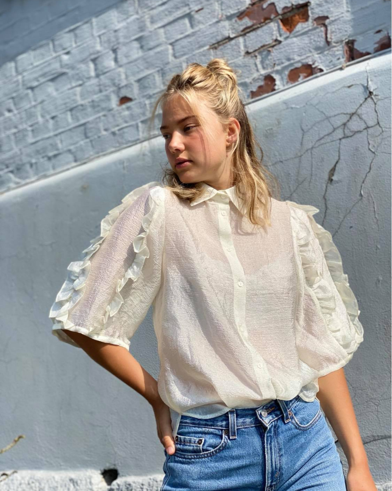 Stella Nova Lycie Skjorte Creamy White