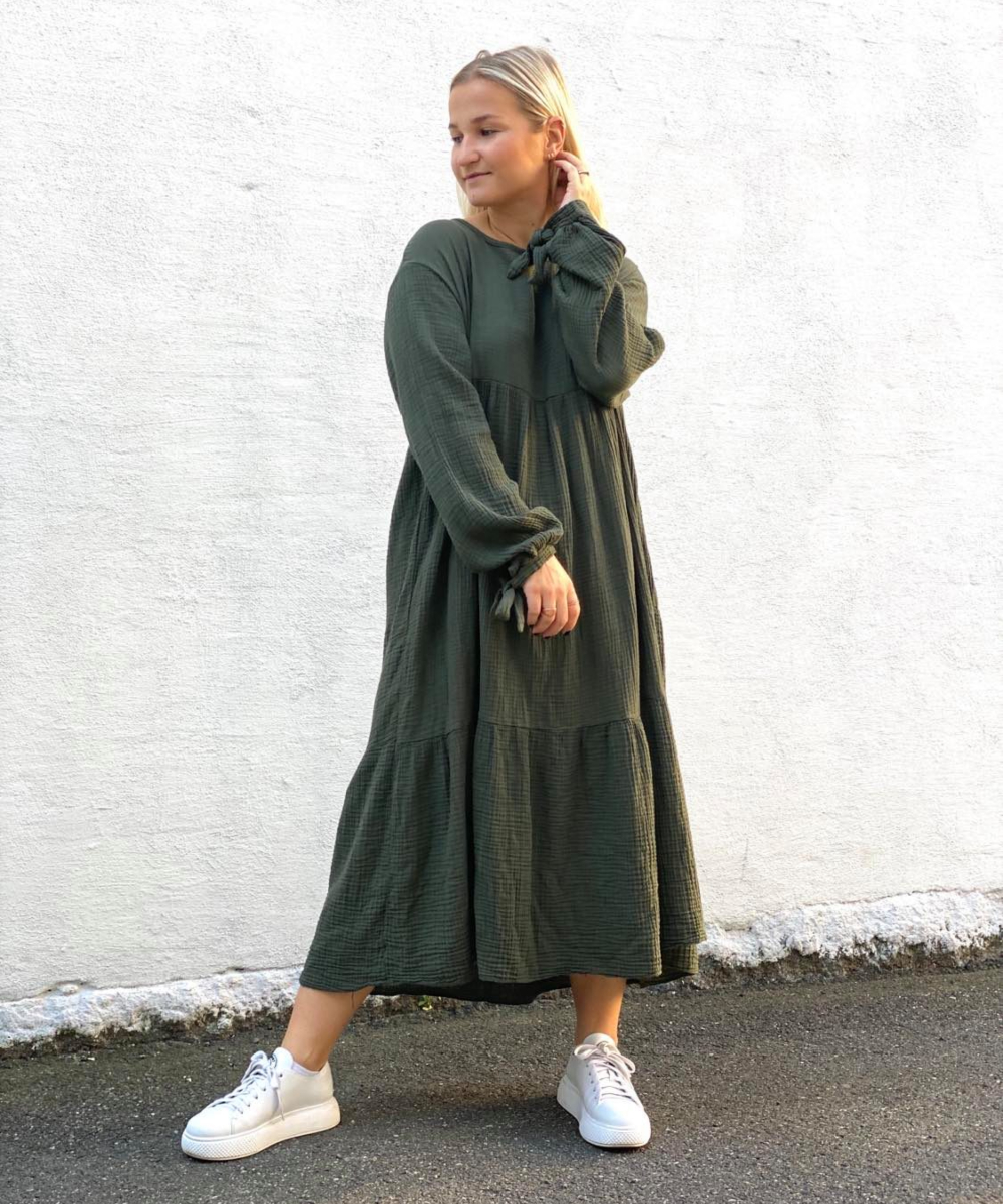 Nectar Elvira Kjole Grønn