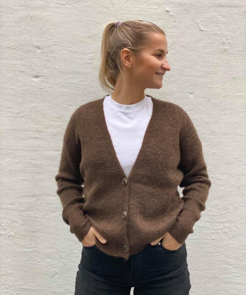 Levete Room Cille Cardigan Brun