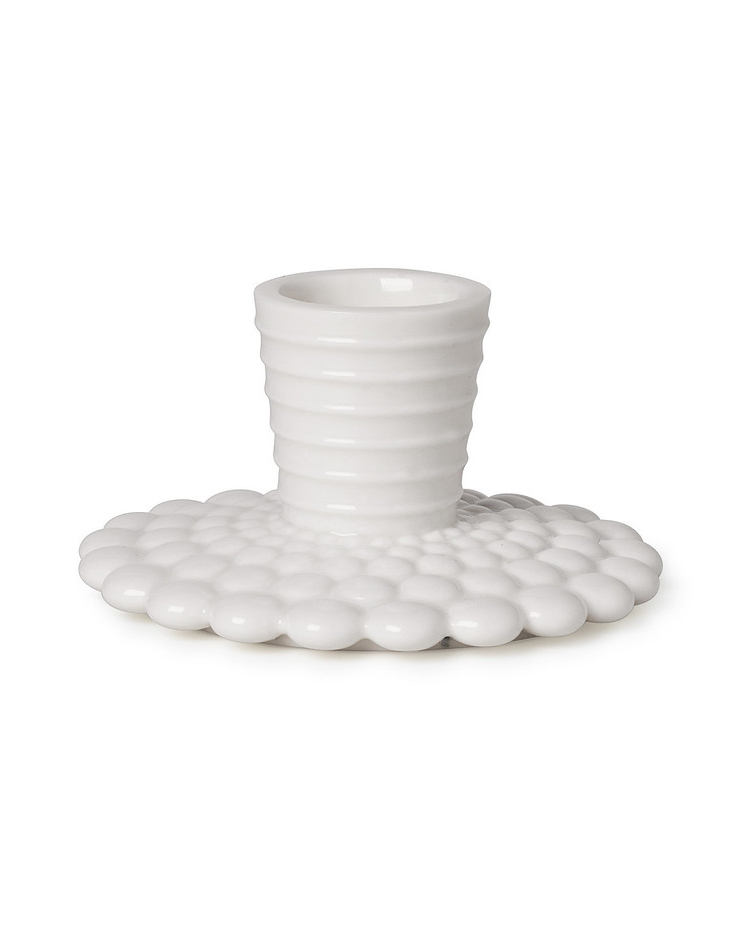 Dottir Pipanella Bubbles Lines Lysestake Hvit