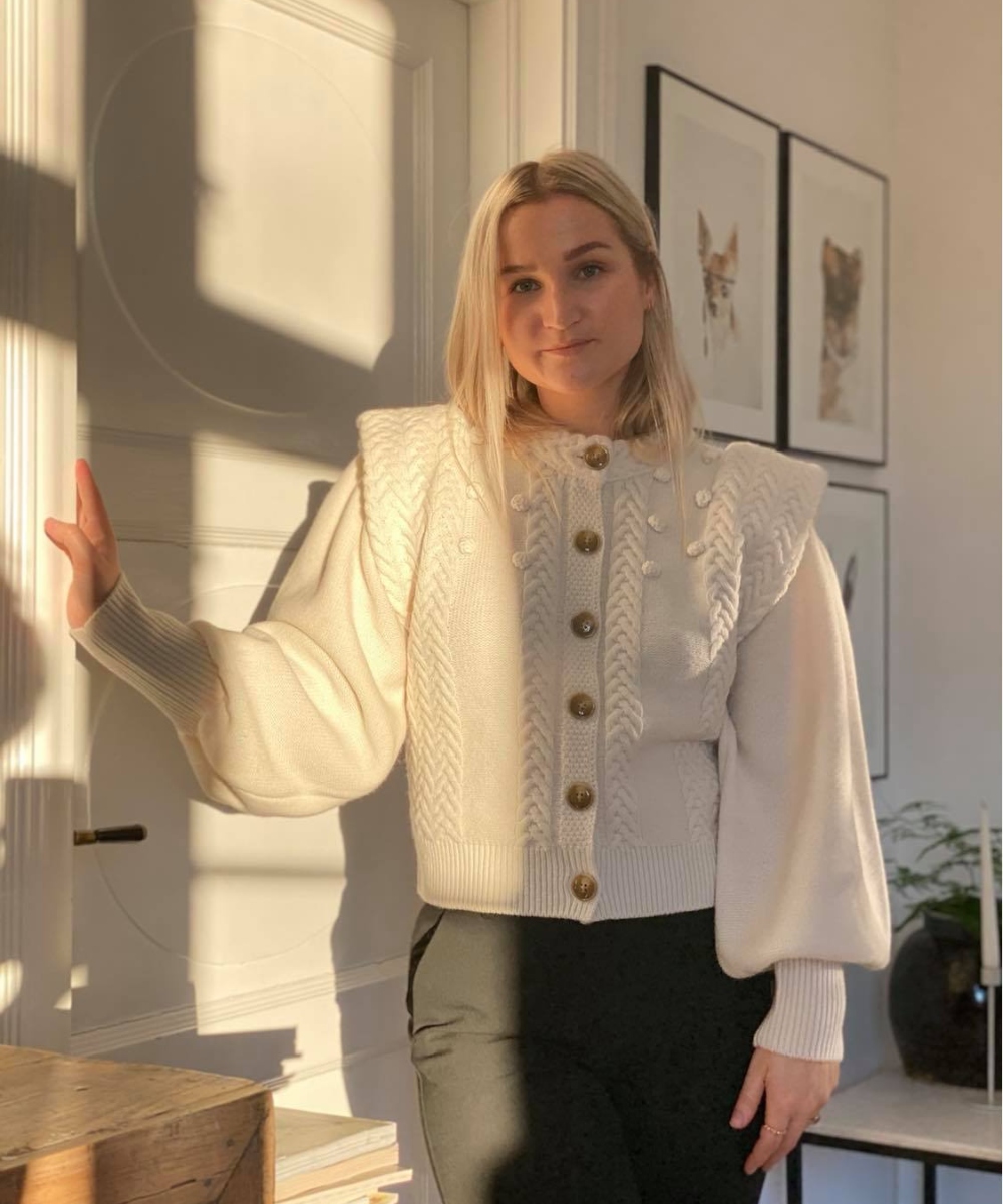 NOTES du Nord Sonya Cardigan Offwhite