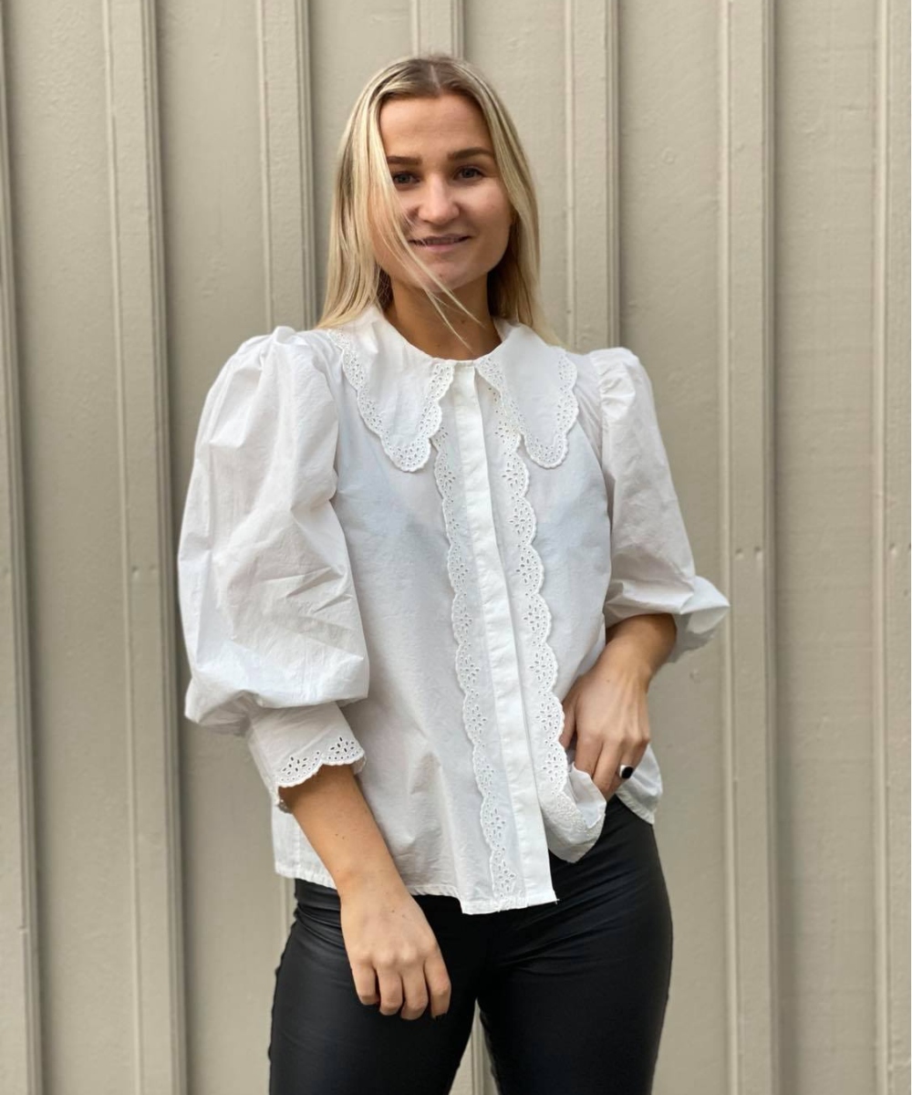 Pia Tjelta Greta Bluse Hvit
