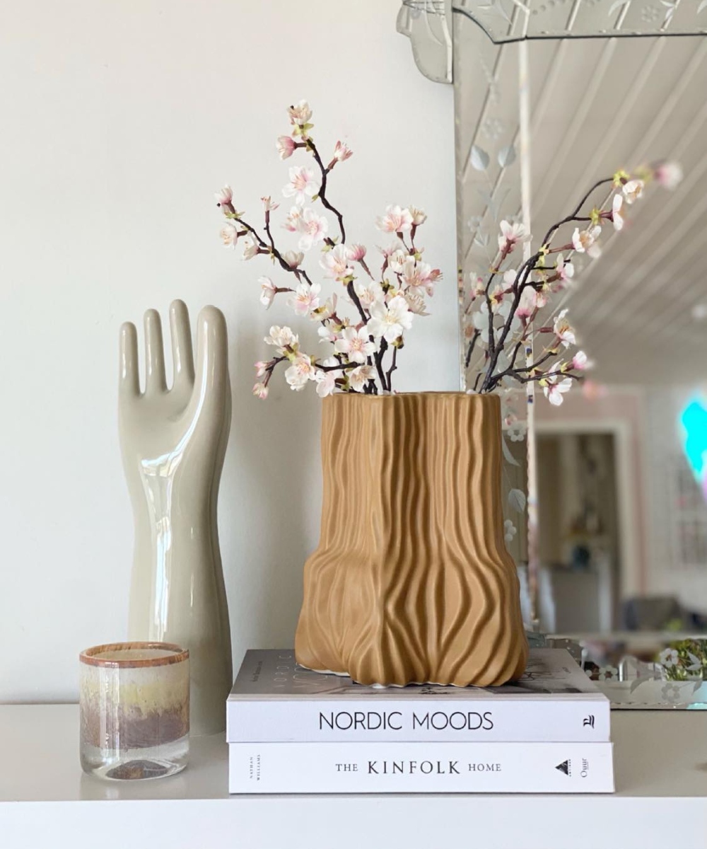 Broste Copenhagen Magny Vase Mustard