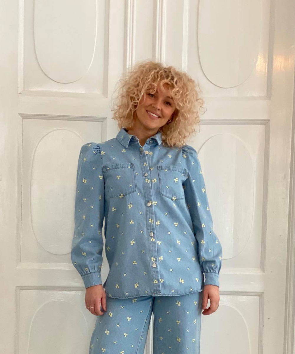 Stella Nova Sara Denim Skjorte Blå