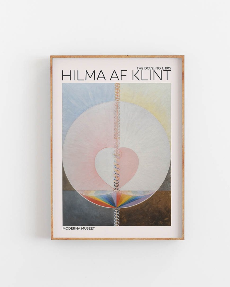 Empty Wall Hilma Af Klint The Dove No.1 50x70