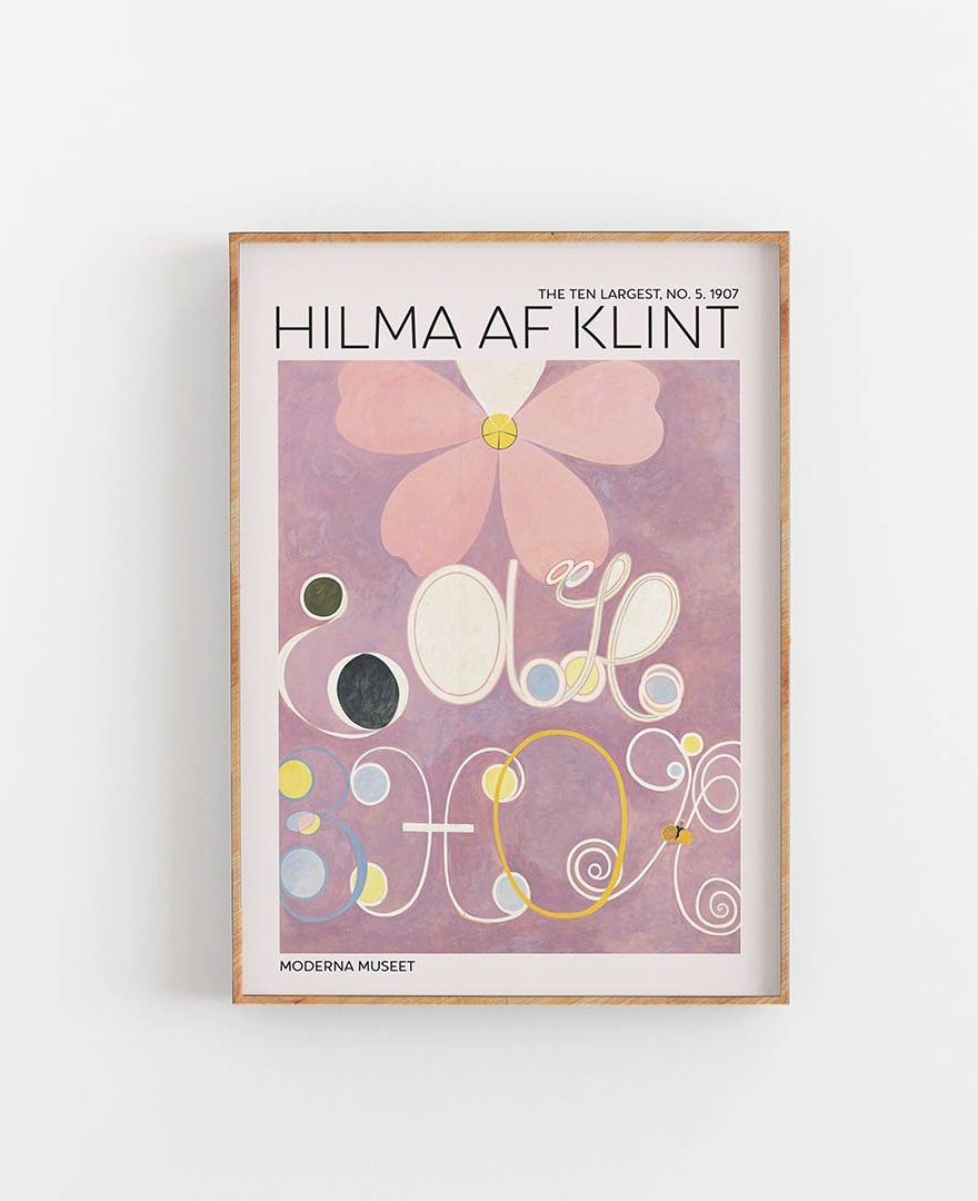 Empty Wall Hilma Af Klint The Ten Largest NO.5 50x70