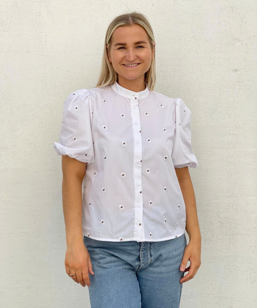 Moss Copenhagen Nona Skjorte Hvit