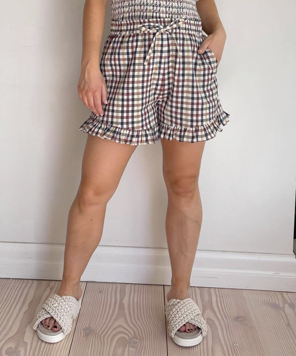 Lollys Laundry Ida Shorts Check Print