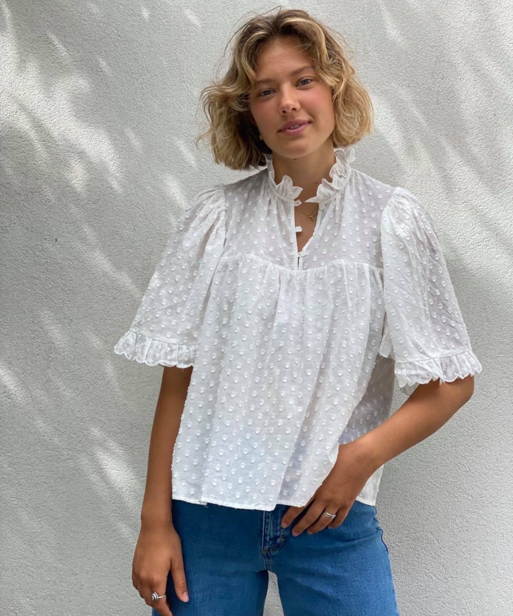 Stella Nova Pen Zoe Bluse Offwhite