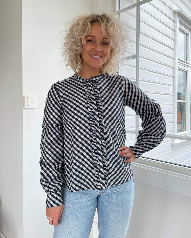 Levete Room Kamma 5 Bluse Mørk Blå