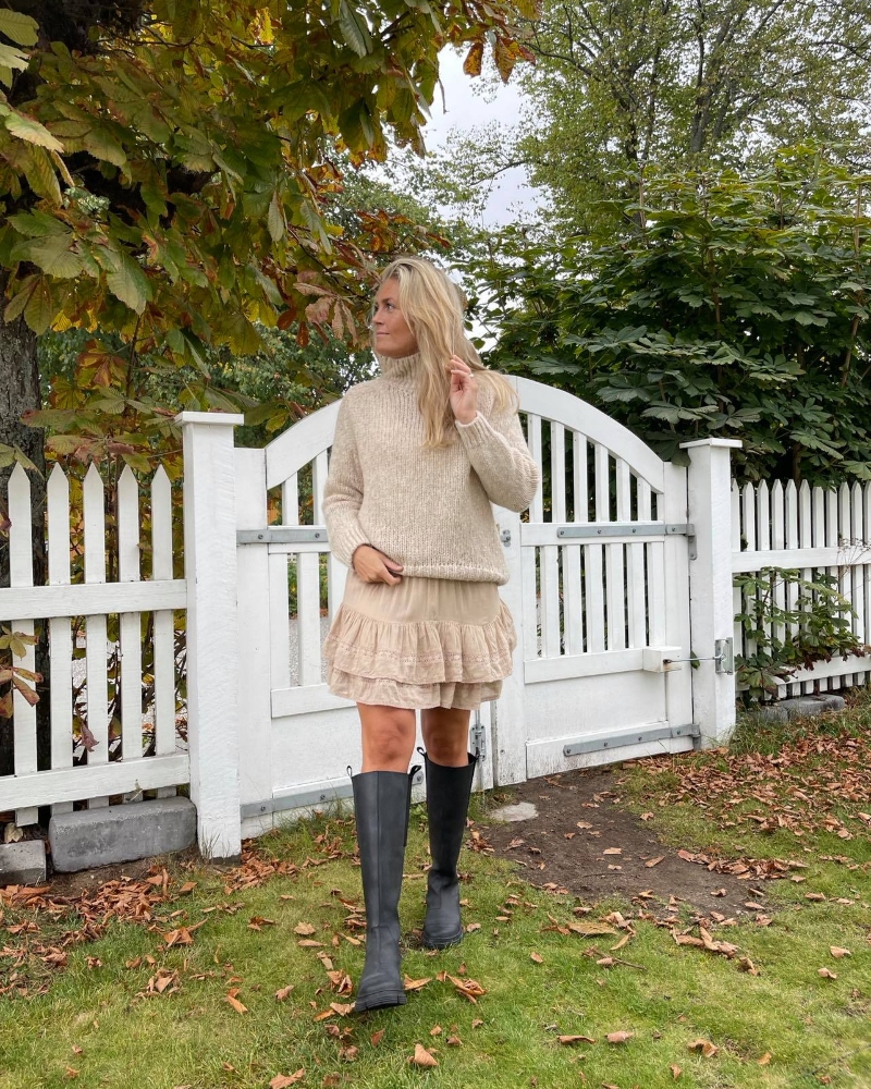 Neo Noir Marna Voile Skjørt Camel