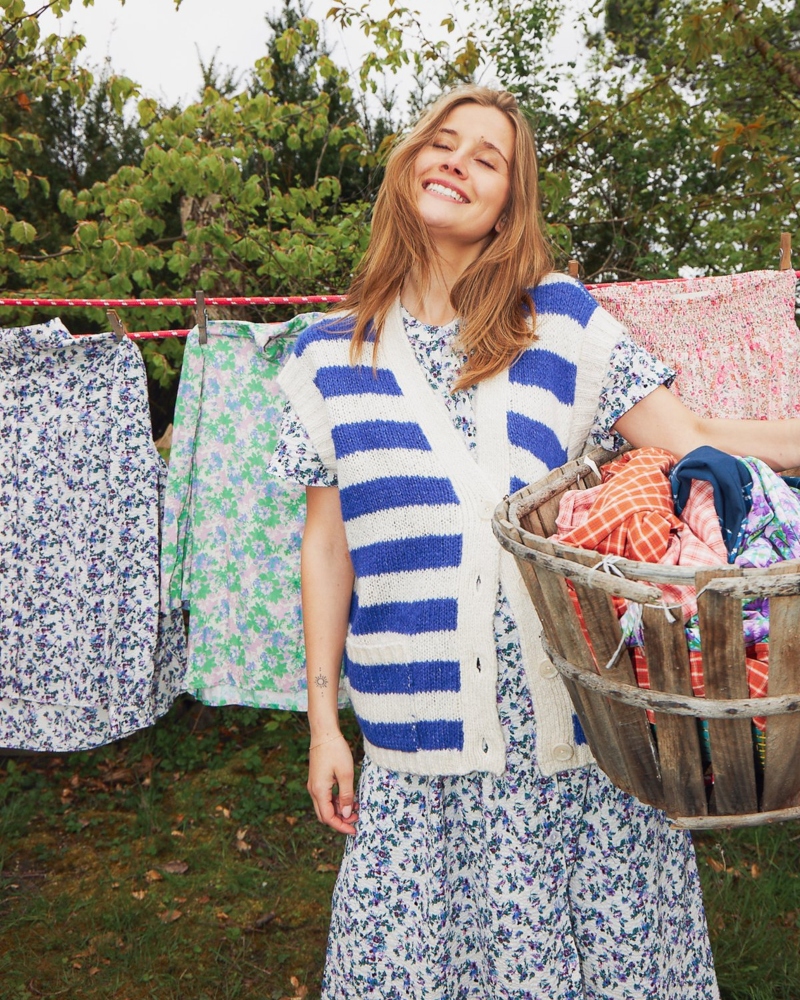 Lollys Laundry Celine Vest Neon Blå