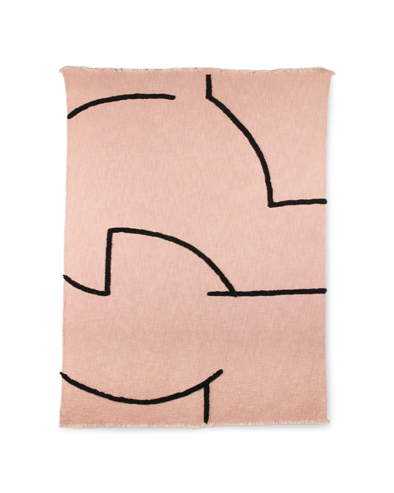 HK Living Soft Woven Pledd Nude