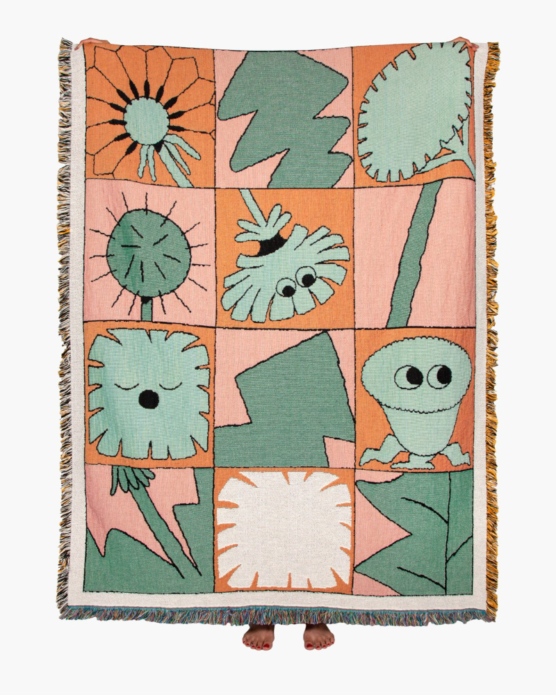 Slowdown Studio Weeds Throw Pledd