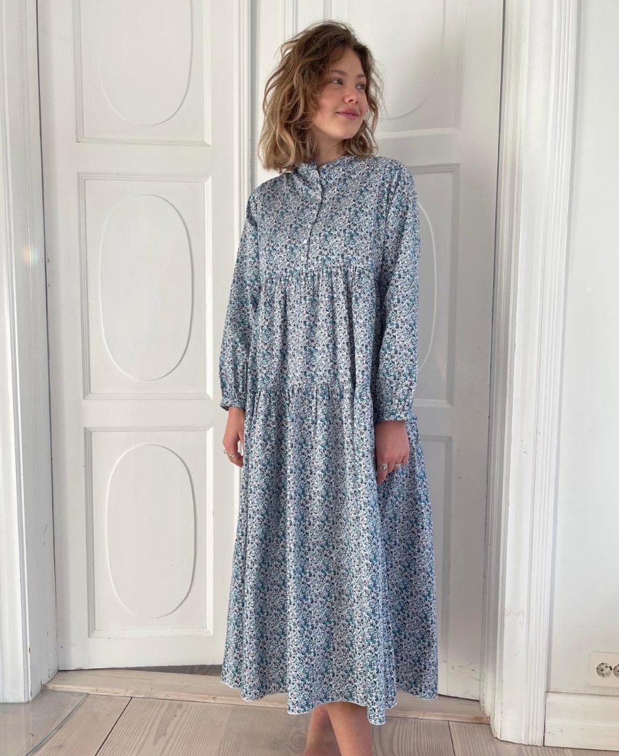 BY IDA Stine Kjole Blå