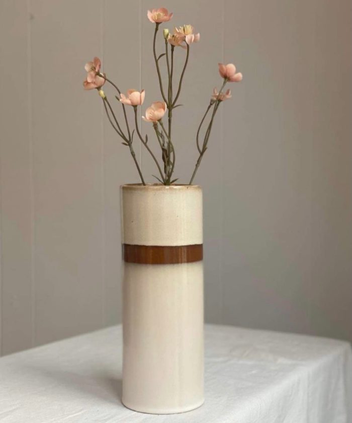HK Living 70s Ceramics Vase L Snow