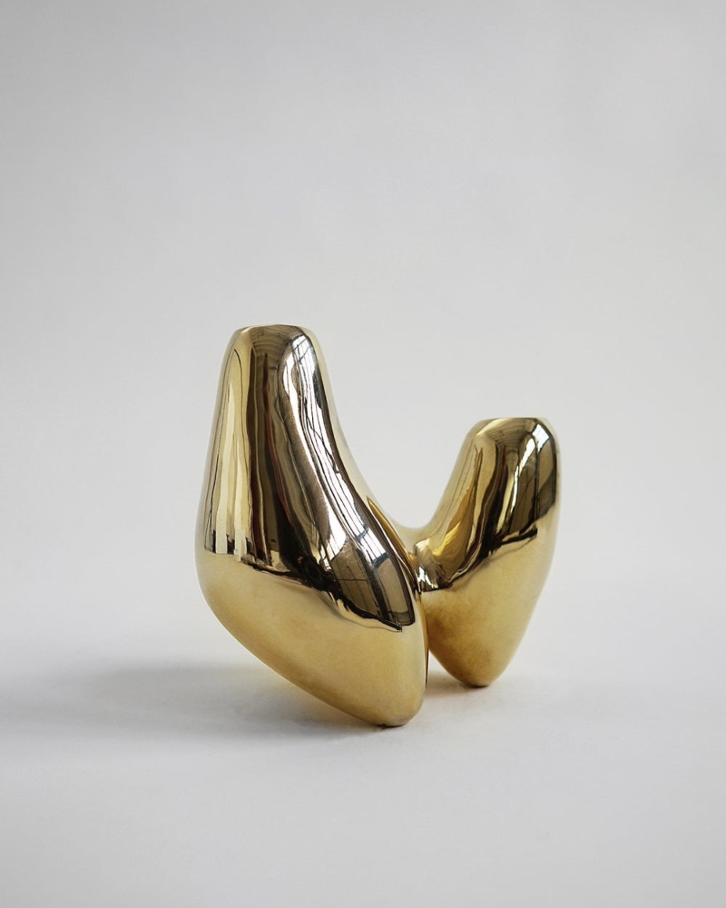 Hein Studio Unity Lysestake Small Messing