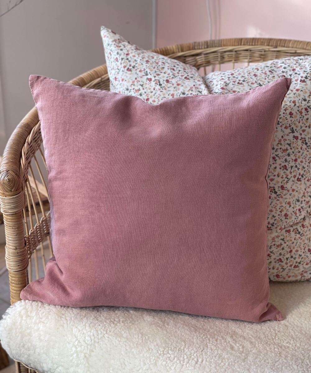 Ib Laursen Linpute Vintage Rosa 50x50