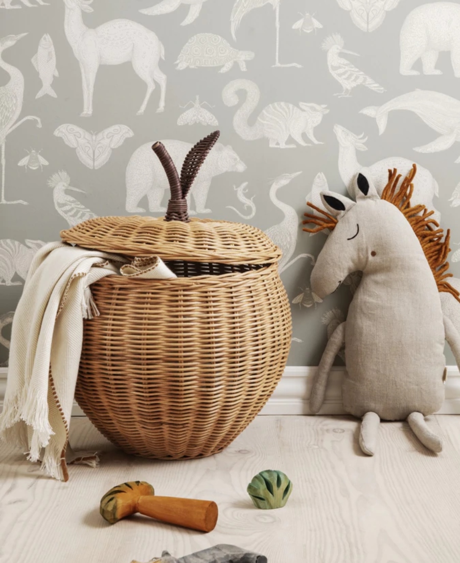 Ferm Living Apple Braided Storage Natur