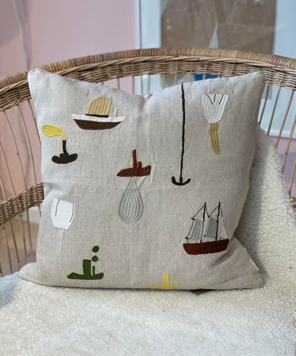 Fine Little Day Putetrekk Sail With Embroidered 48x48