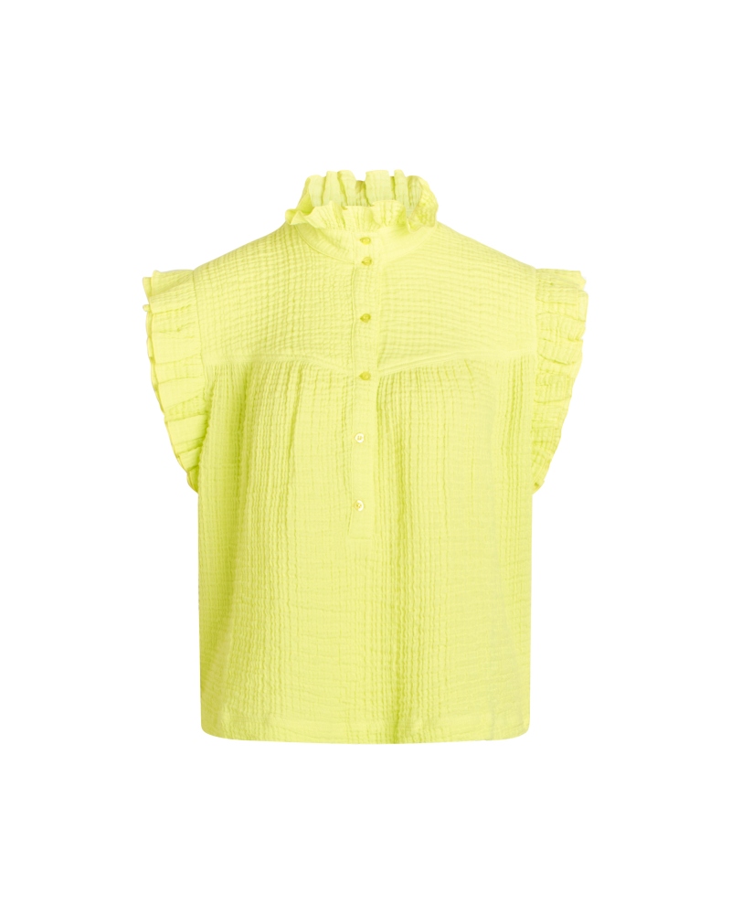 MADS NØRGAARD Elle Bluse Sunny Lime