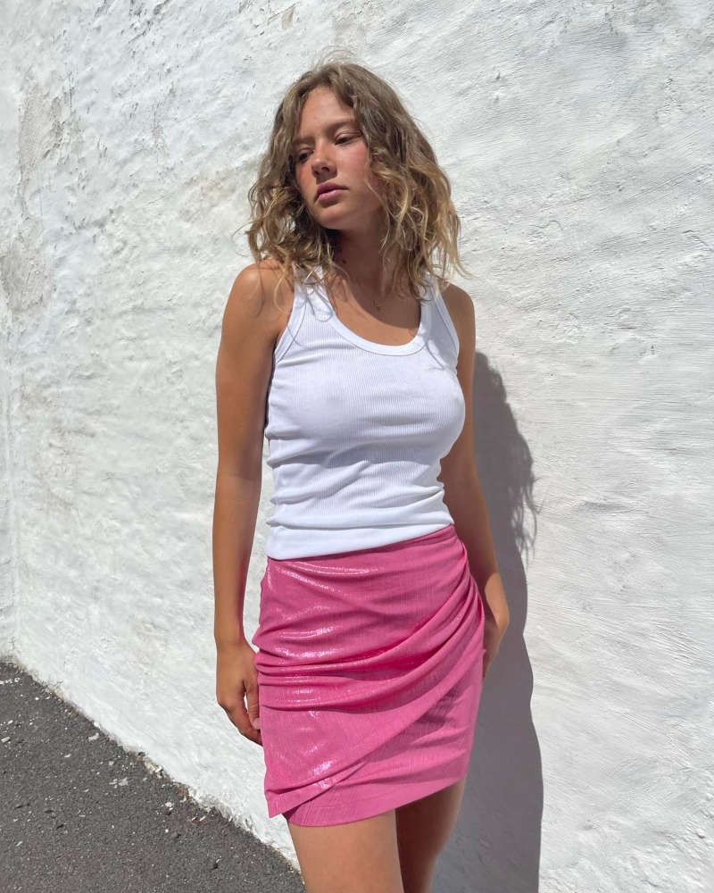 IBEN Shine Skjørt Magenta Haze Rosa