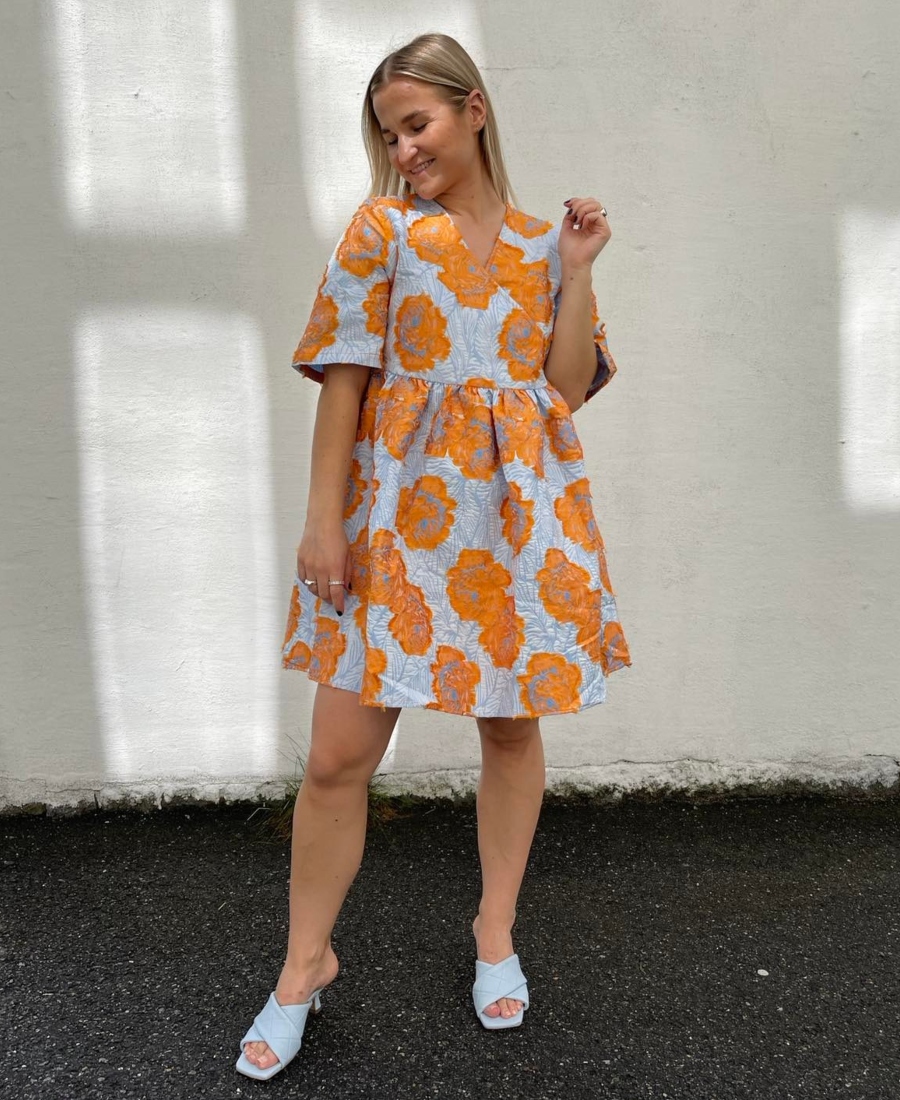 BYIC Jasmin Kjole Orange Blossom