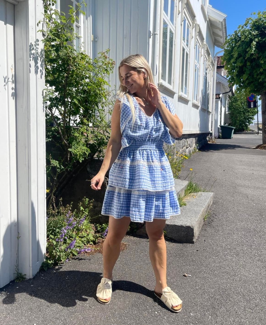 Love Lolita Roxy Kjole Blue Gingham
