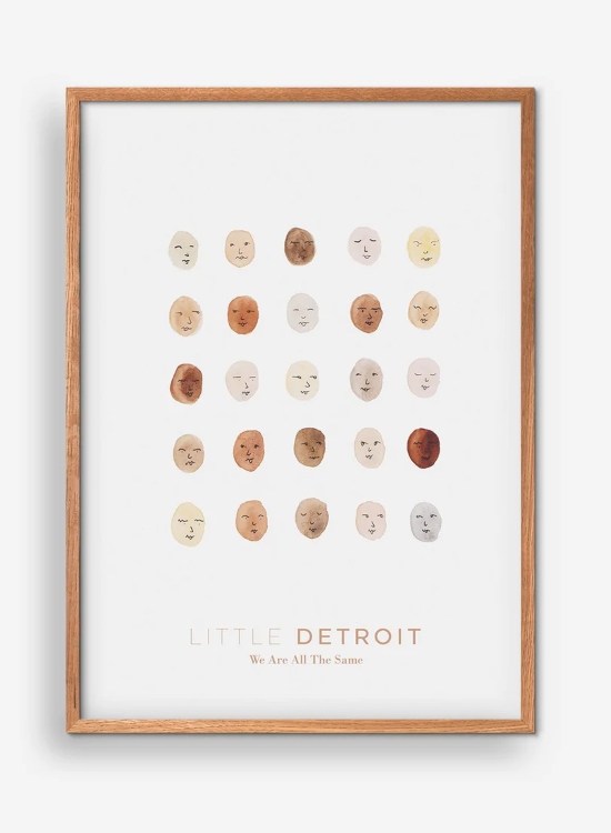 Empty Wall We Are All The Same Little Detroit Plakat A2