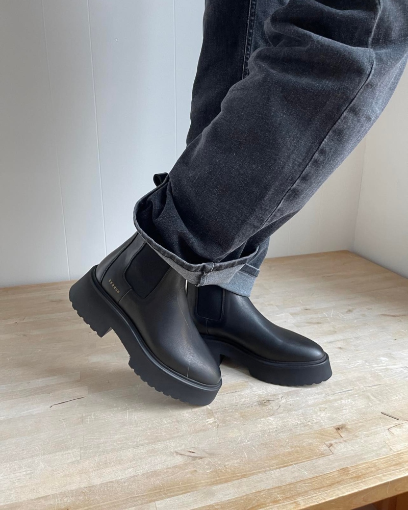 Copenhagen Studios Vitello Lav Boots Sort