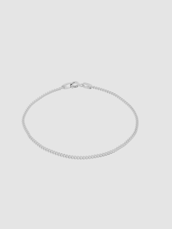 Hasla In Toto Line Curb Armbånd Sølv