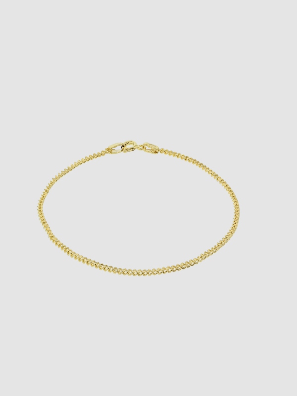 Hasla In Toto Line Curb Armbånd Gull