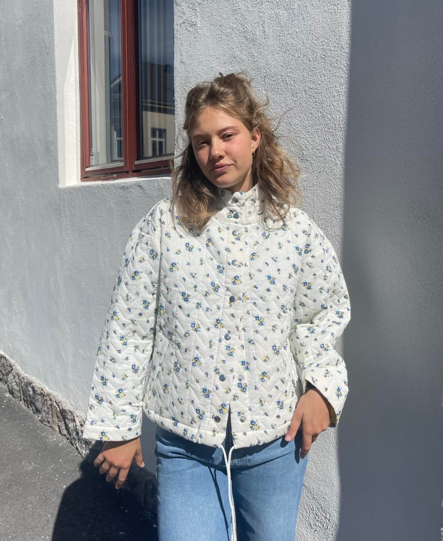 Lollys Laundry Phoenix Bomber Jakke Flower Print
