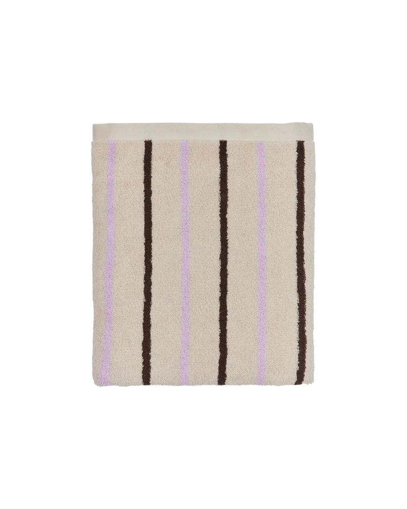 OYOY Living Design Raita Håndkle Purple Clay Brown 40x60