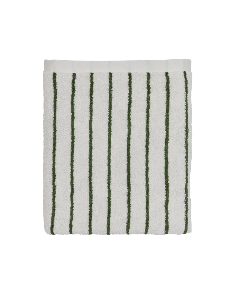 OYOY Living Design Raita Håndkle Green Offwhite 50x100