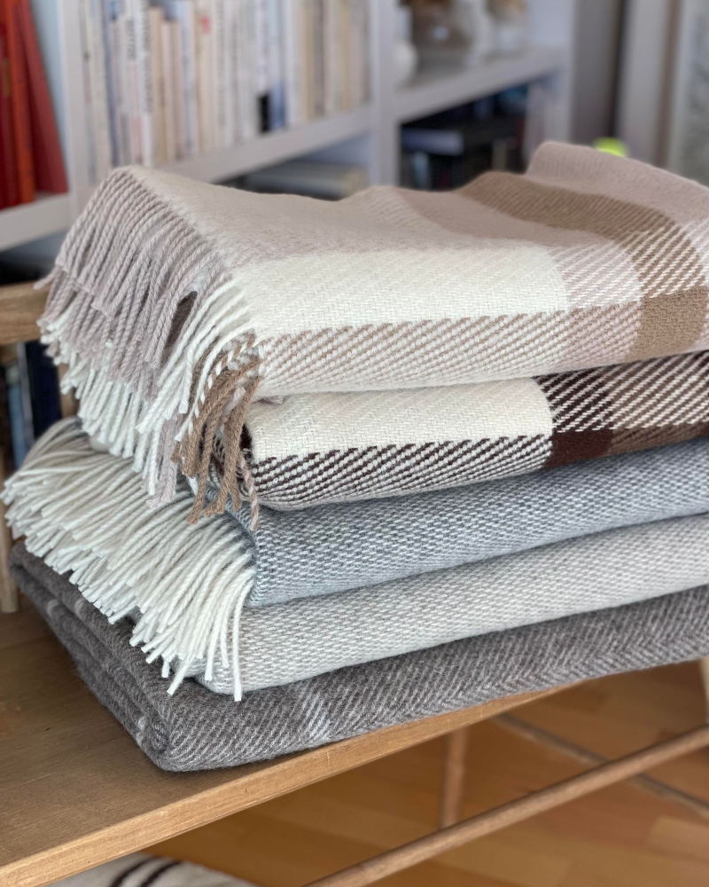 Heimdall Ustaoset Pledd Beige - Bilde 2