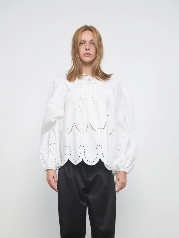 Stella Nova Giana Bluse Hvit