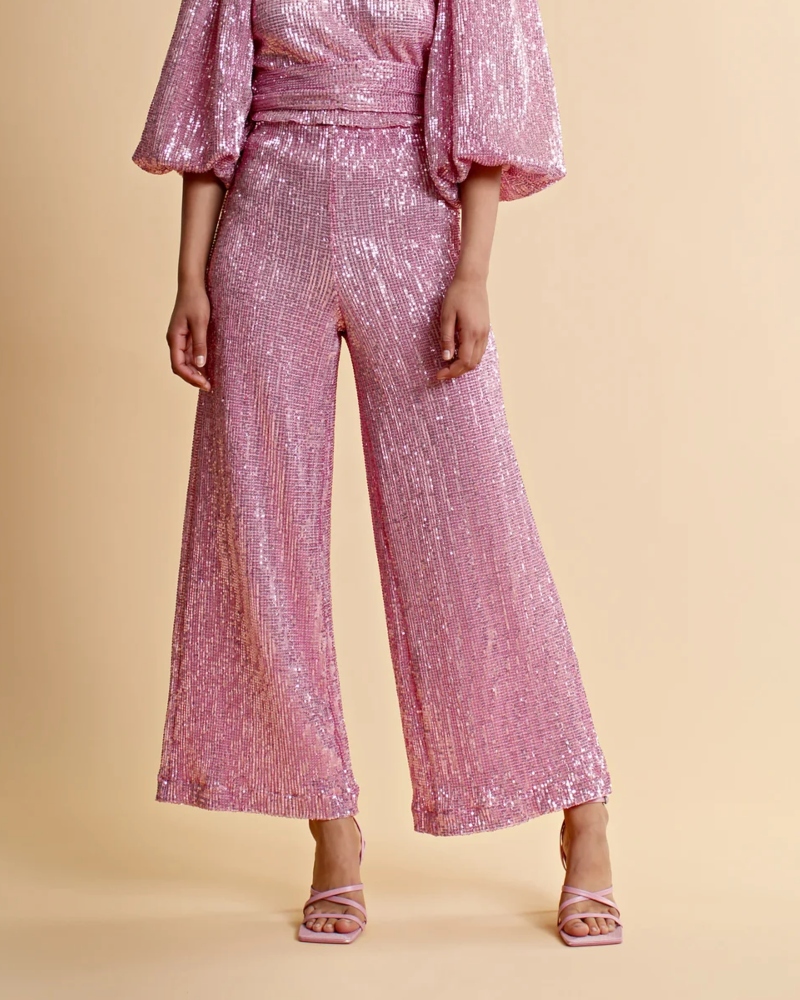 by TiMo Sequins Bukse Pink