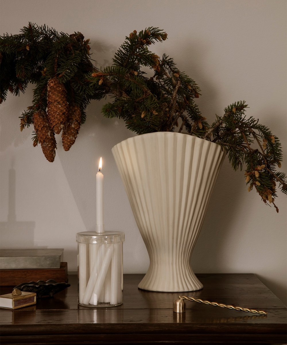 Ferm Living Fountain Vase Stoneware