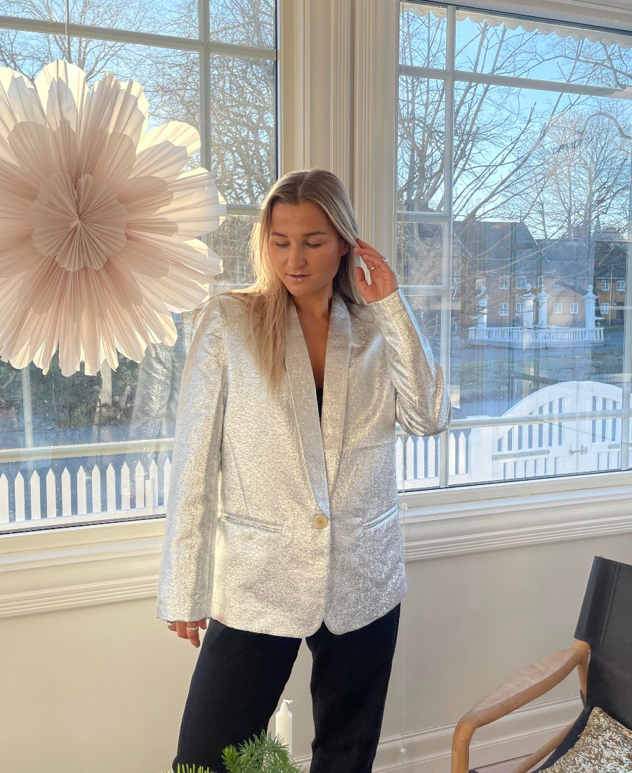 Stella Nova Ivi Blazer Silver Lurex