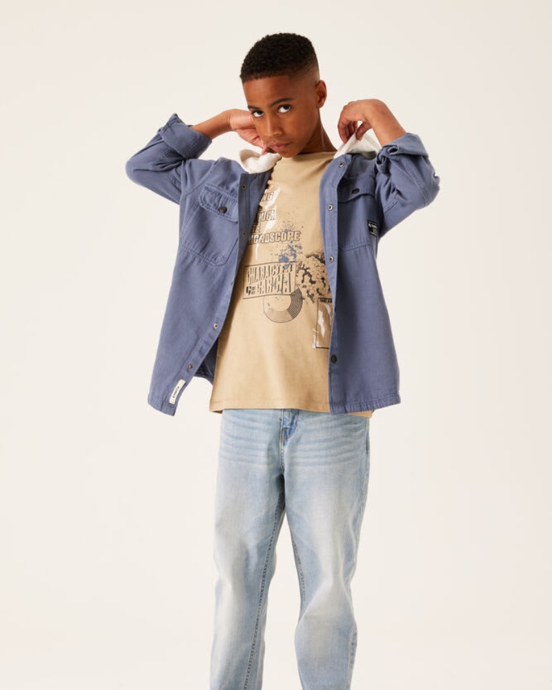Garcia Boys Colbert Skjorte Hette Nebula Blue - Bilde 2