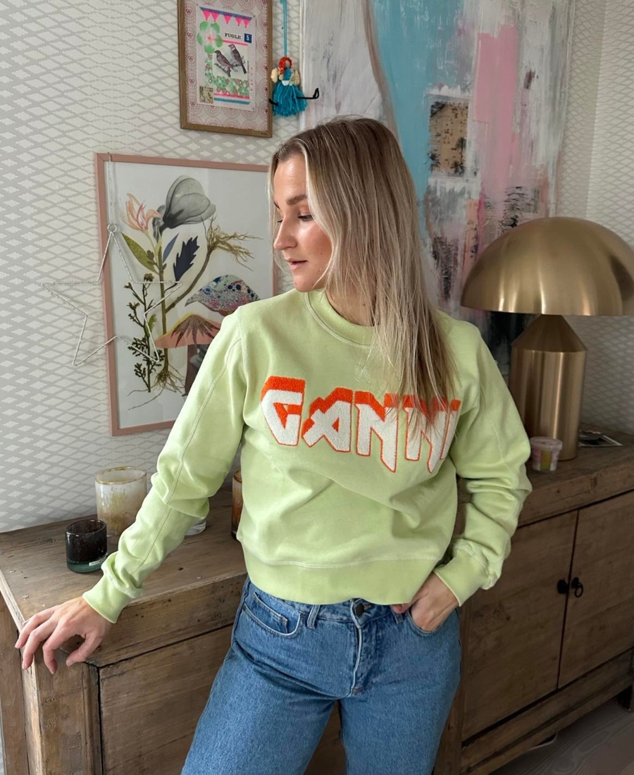 GANNi Isoli Rock Genser Lily Green