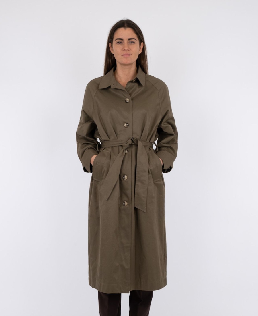 Neo Noir Marcarena Trenchcoat Grønn