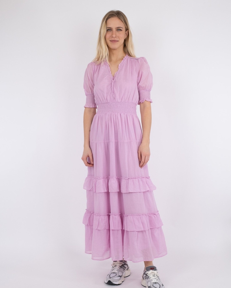Neo Noir Sophie Voile Kjole Rosa