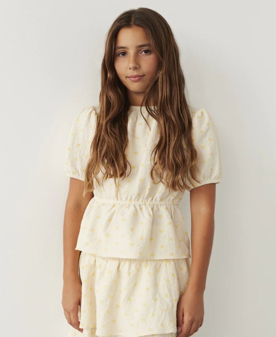 Sofie Schnoor Heart Topp Antique White