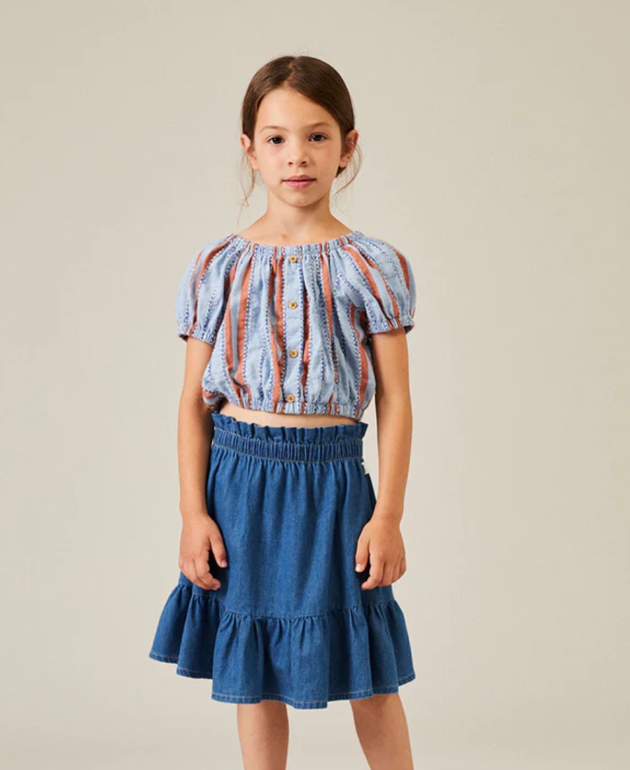 My Little Cozmo Eloise Denim Skjørt Jeans Blå