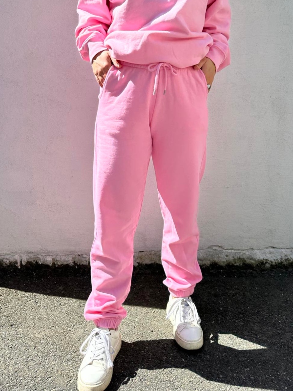 Colorful Standard Organic Sweatpant Bukse Flamingo Pink
