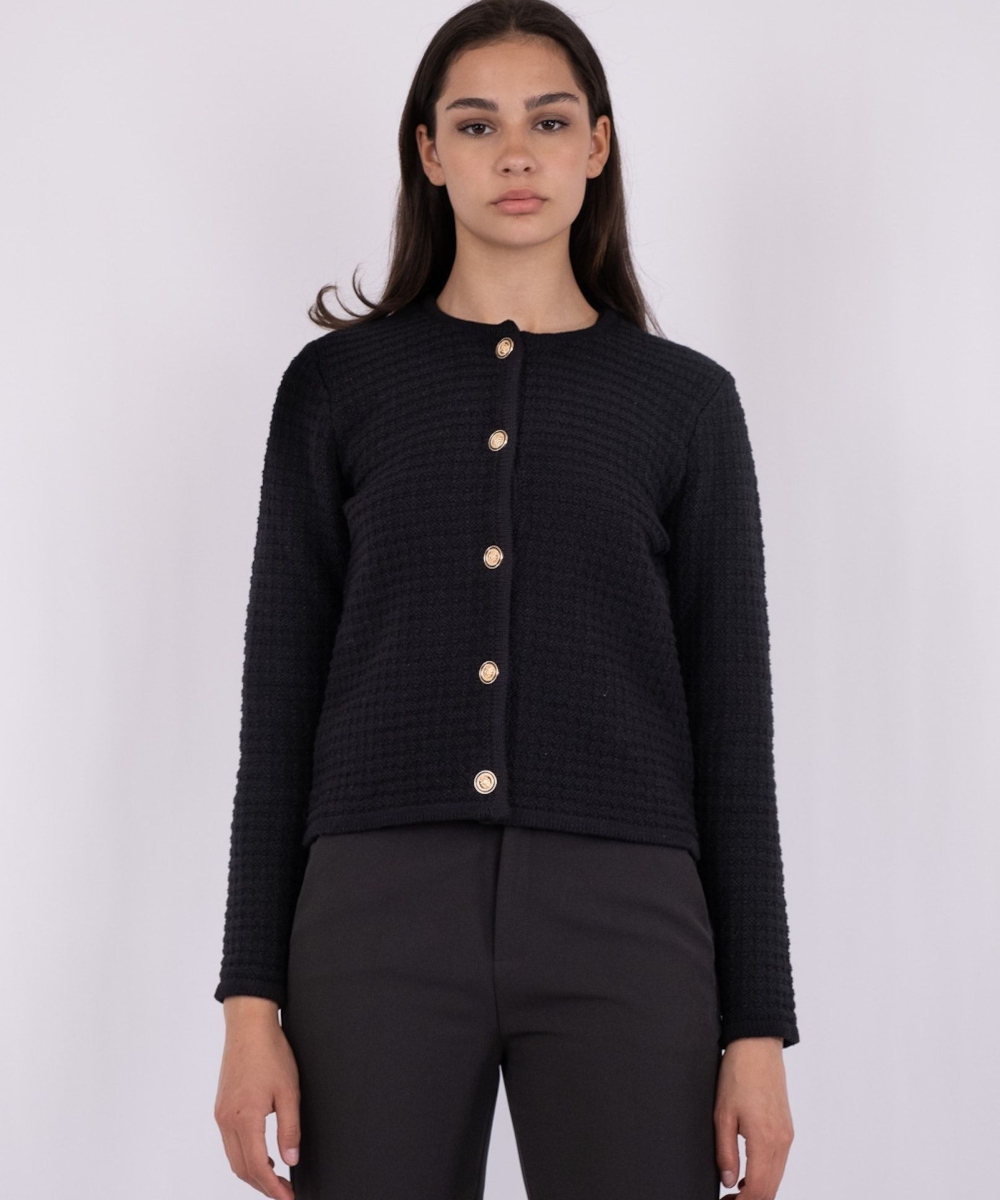 Neo Noir Limone Knit Jacket Black