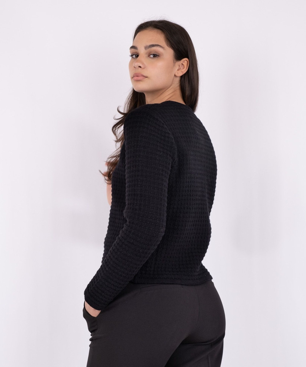 Neo Noir Limone Knit Jacket Black - Bilde 2